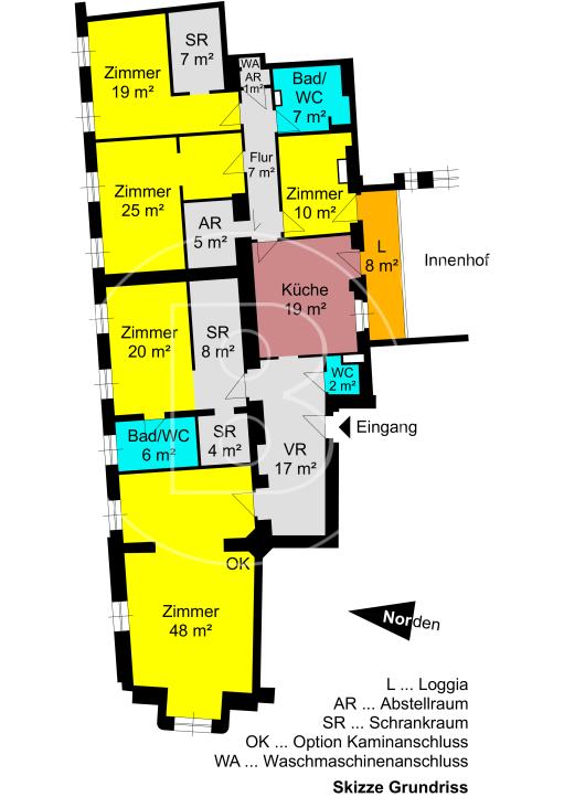 Generalsanierte Altbauwohnung mit Loggia und Garagenoptionen in Toplage! - 36