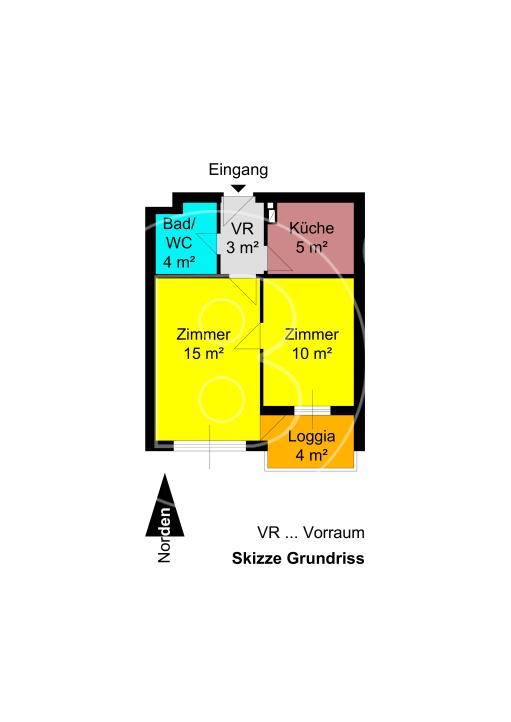 Renovierungsbedürftige Loggiawohnung in Ruhelage! - 26