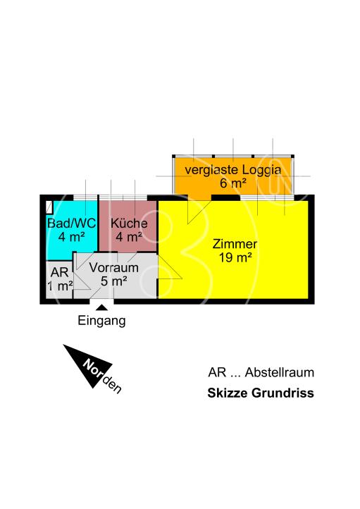 Renovierte Garconniere mit Loggia/Balkon in Ruhelage! - 22