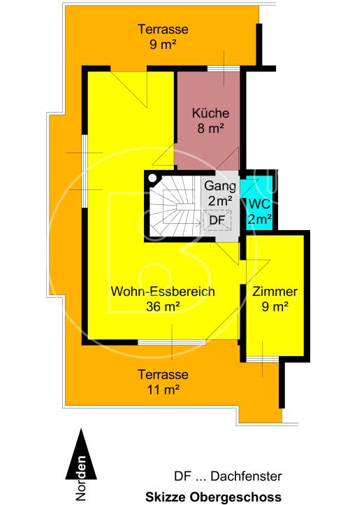 <p>"Terrassenwunder" - Maisonettewohnung mit Garage in Bestlage!</p> - 37