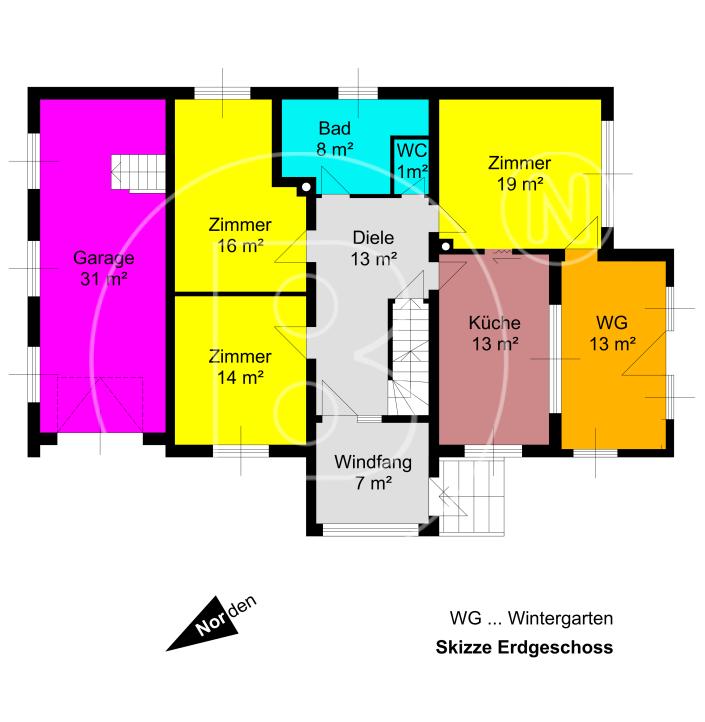 <p>Großes Eckgrundstück mit renovierungsbedürftigem Haus!</p> - 45