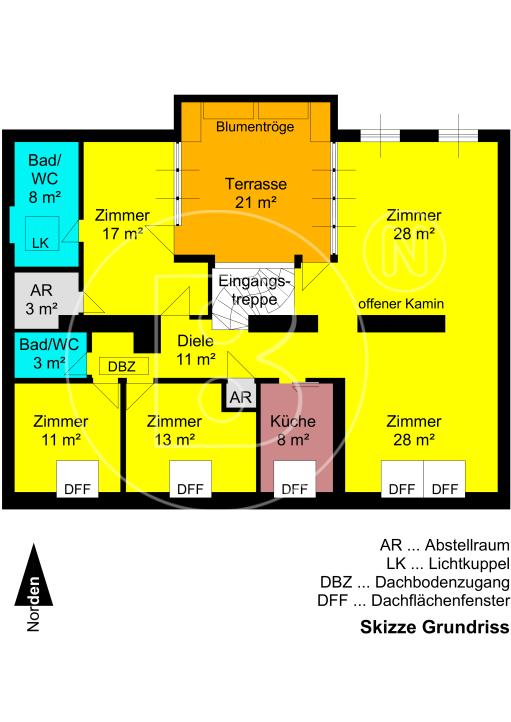 <p>Dachgeschossjuwel mit Blumenparadies-Terrasse in zentraler Lage!</p> - 42