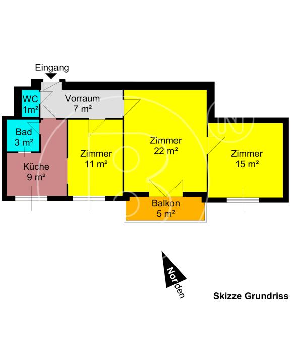 <p>Renovierungsbedürftige 3-Zimmer-Balkon-Wohnung!</p> - 34