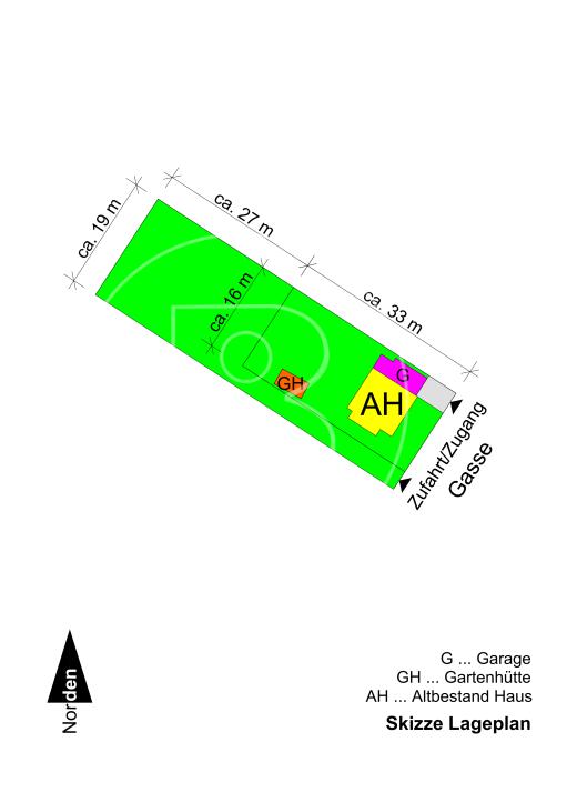 <p>Zwei hintereinanderliegende Baugrundstücke mit Altbestandsgebäude!</p> - 14