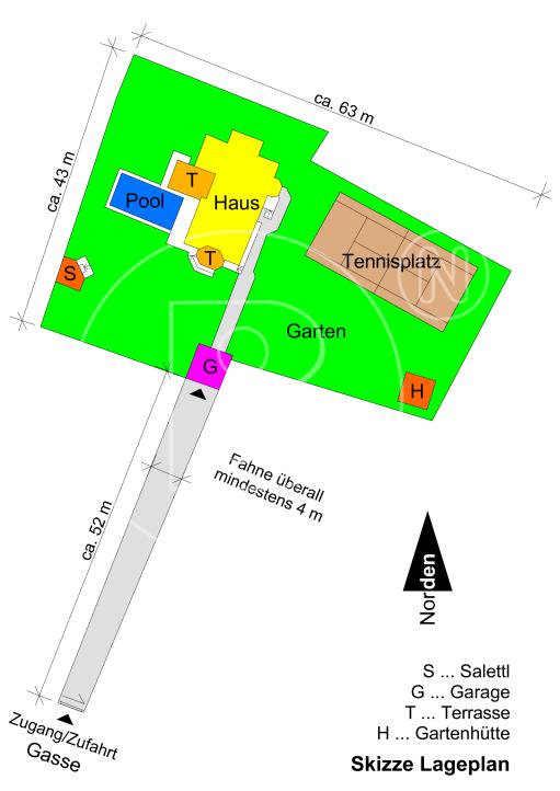 <p>Phänomenaler ebener Villenbaugrund in zentraler Grünruhelage - zwei Bauflächen!</p> - 14