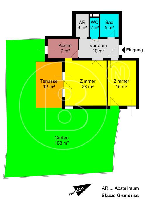 <p>2-Zimmer-Garten-Wohnung in exklusiver Grünruhelage!</p> - 23