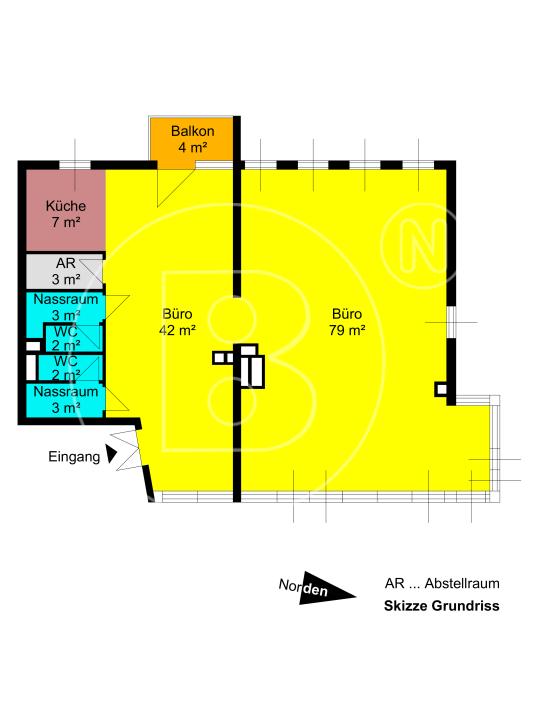 <p>140 m² Büro/Ordination inklusive 3 Garagenplätze in Döblinger Bestlage!</p> - 38