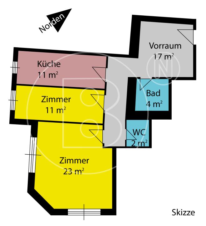 Gepflegte 2-Zimmer-Wohnung - 14
