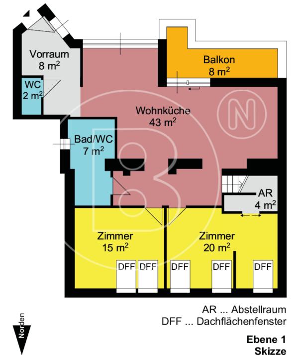 Moderne 3-Zimmer-Dachterrassenwohnung - 27