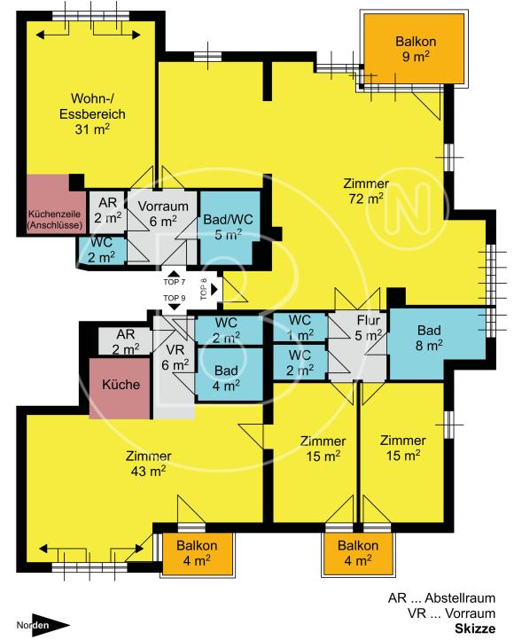Wunderbare Balkonwohnung(en) mit    3 Garagen in Bestlage! - 30