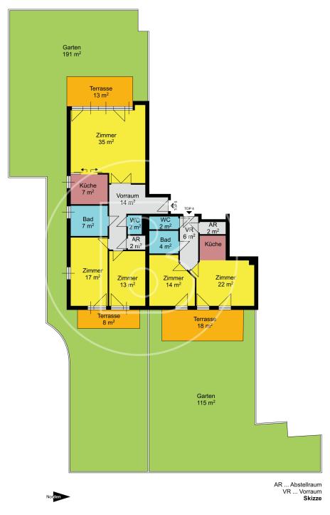 Wunderbare Gartenwohnung(en) mit drei Garage(n) in Bestlage! - 28