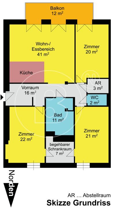 Altbaujuwel mit Balkon &amp; Garage in Hietzinger Bestlage! - 24