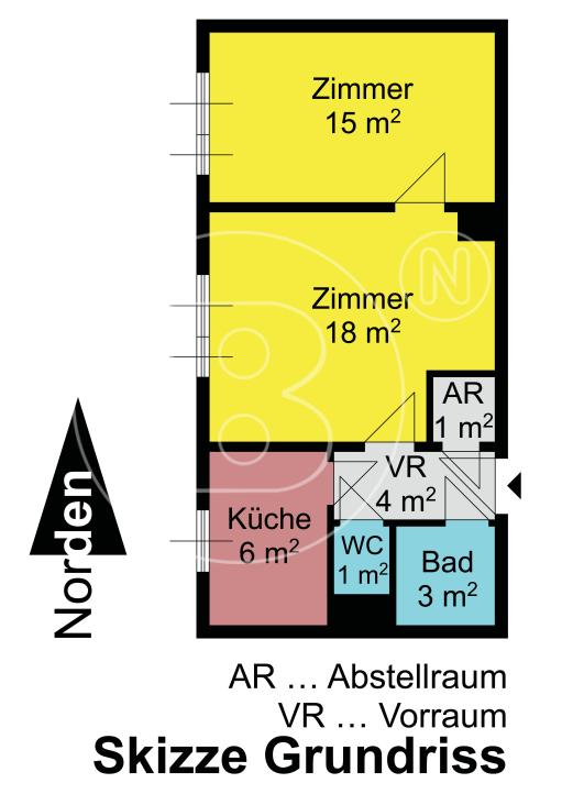 2-Zimmer-Wohnung in zentraler Ruhelage! - 18