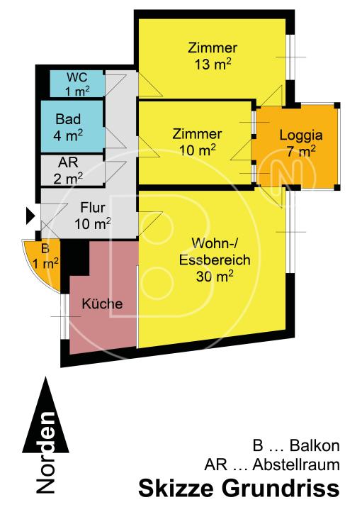 Gepflegte 3-Zimmer-Loggia-Neubauwohnung! - 23