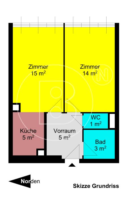 2-Zimmer-Wohnung in zentraler Ruhelage! - 17