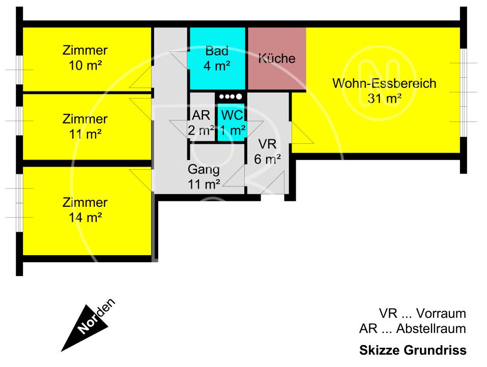 Gut aufgeteilte 4-Zimmer-Neubauwohnung! - 22