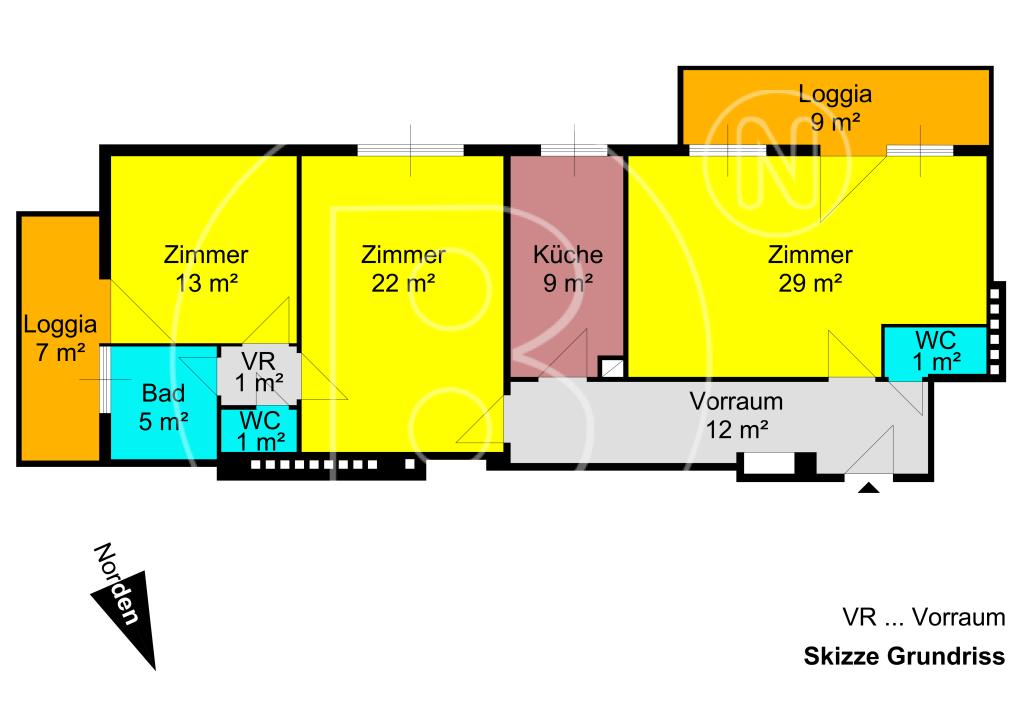 Zentrale Wohnung mit Doppelloggia und Panoramafernblick! - 29