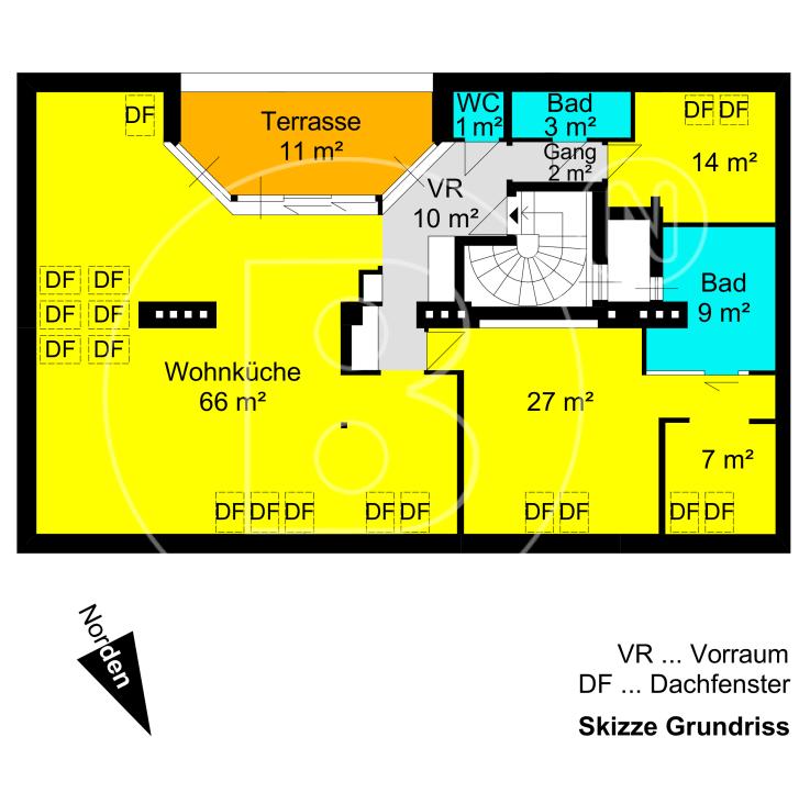 Attraktive Dachgeschosswohnung in Spitzenlage! - 27