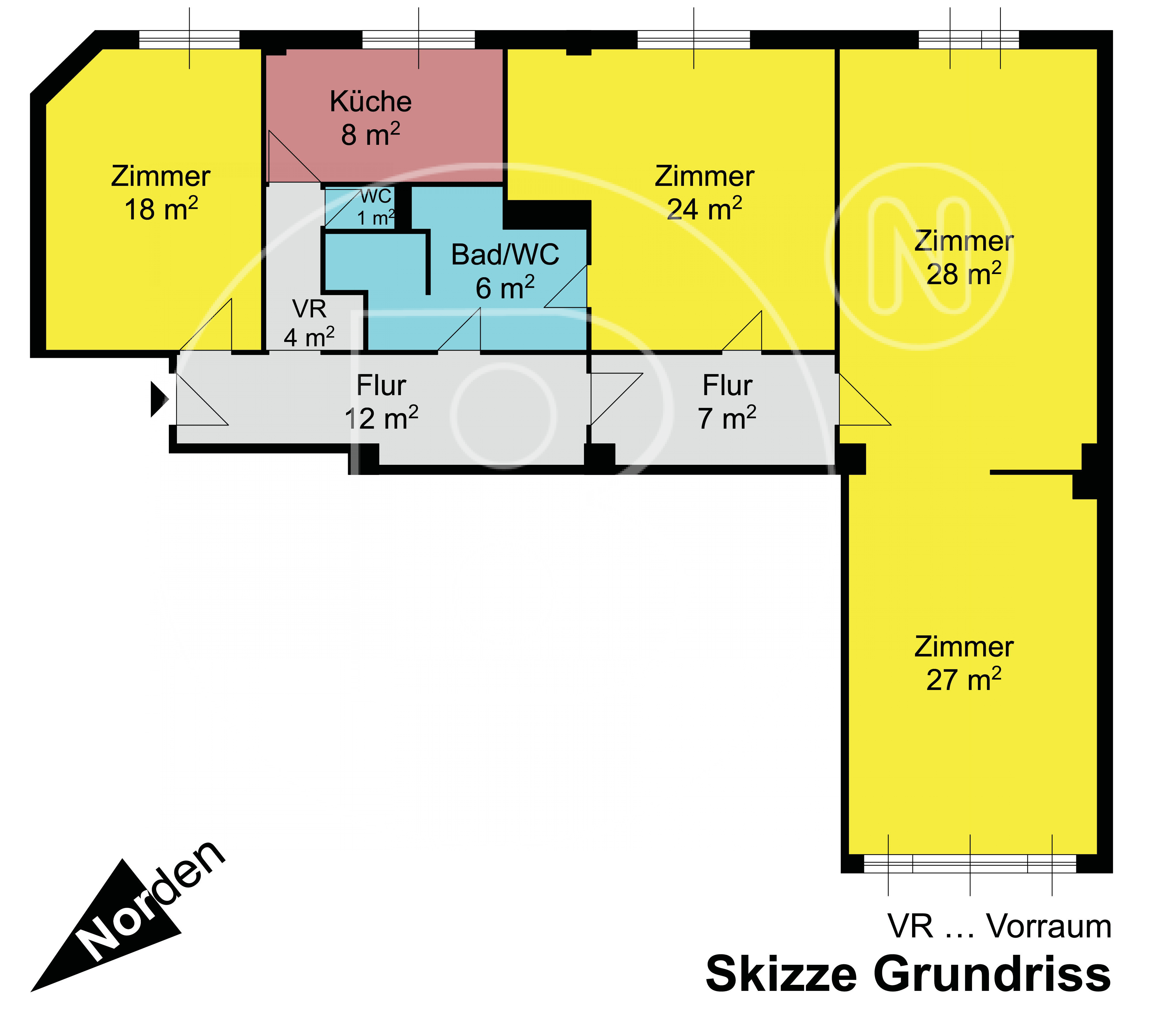GRUNDRISS - Renovierungsbedürftiges Immobilienjuwel in perfekter Lage