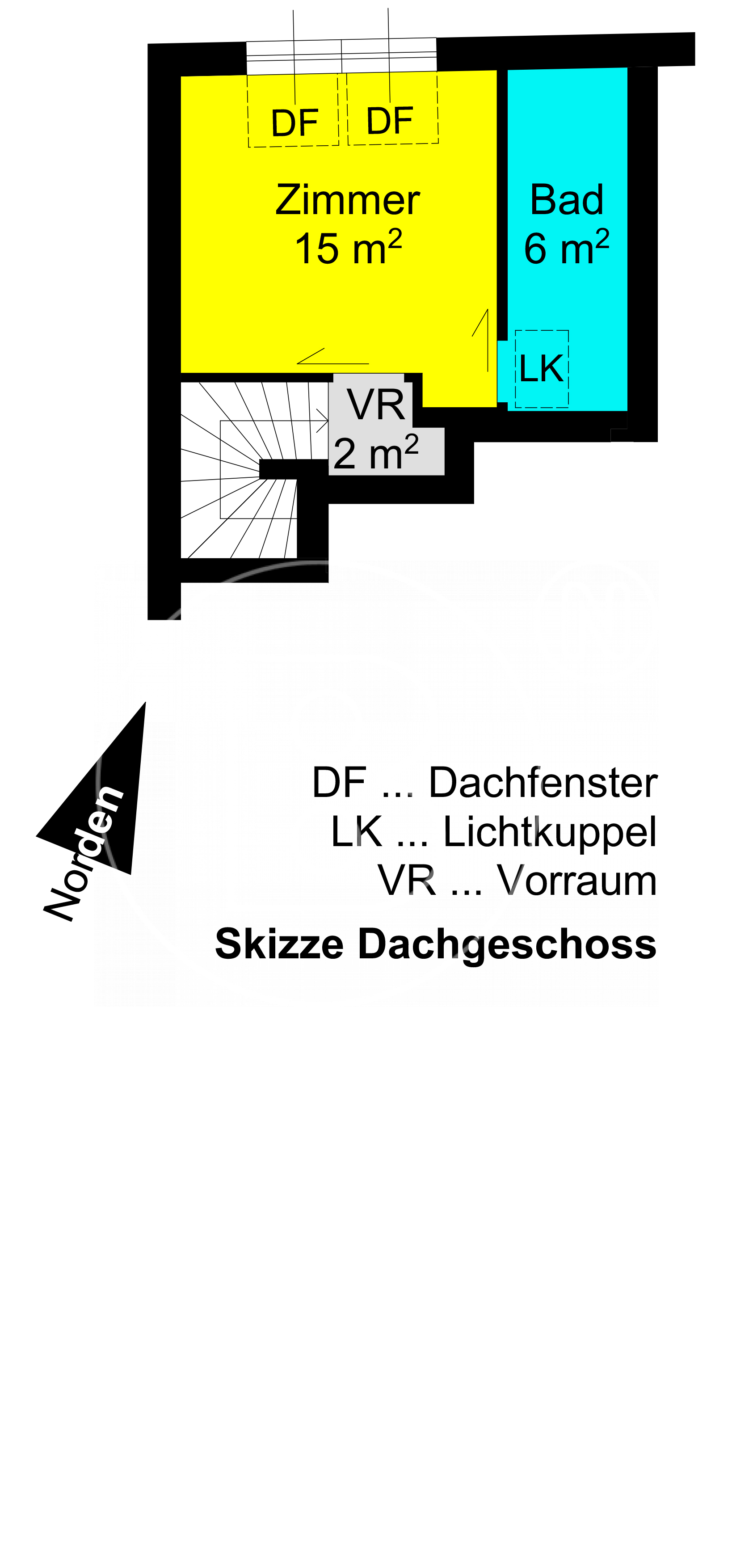 GRUNDRISS - Moderne 4-Zimmer-Balkon-Maisonette mit Garage!