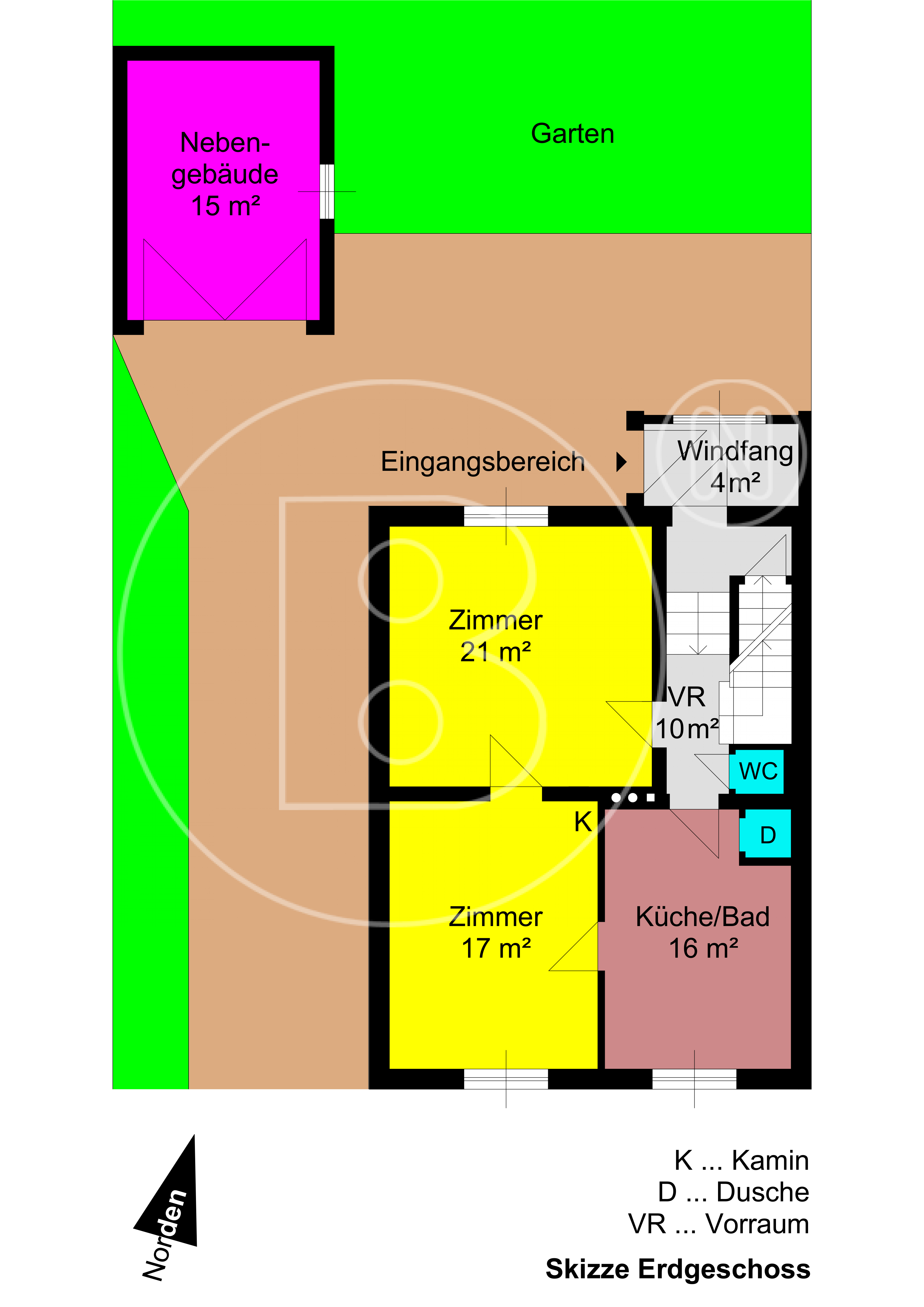 GRUNDRISS - Renovierungsbedürftiges Einfamilienhaus mit Erweiterungspotential!